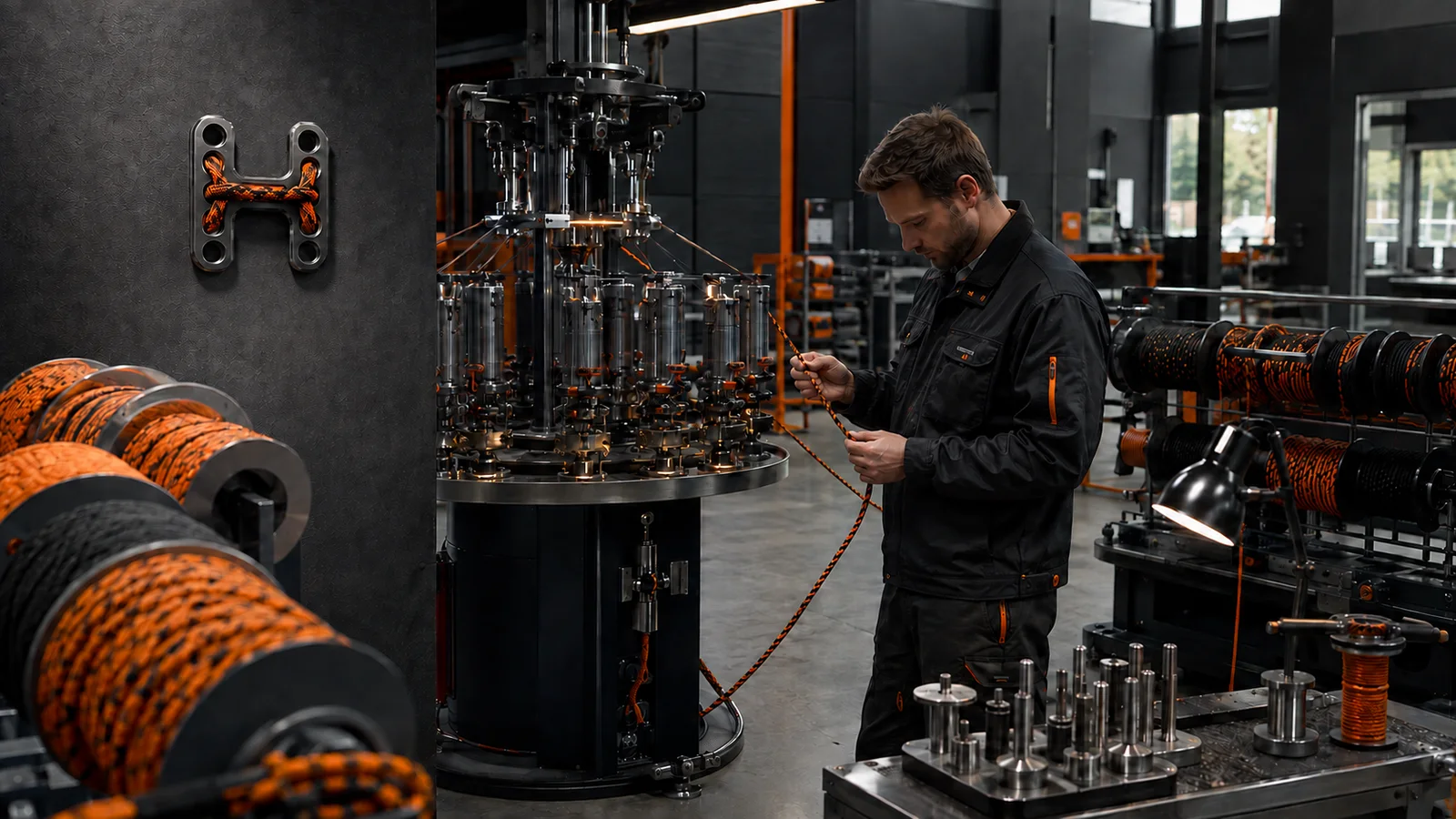 HAUTR rope braiding and testing workshop in France